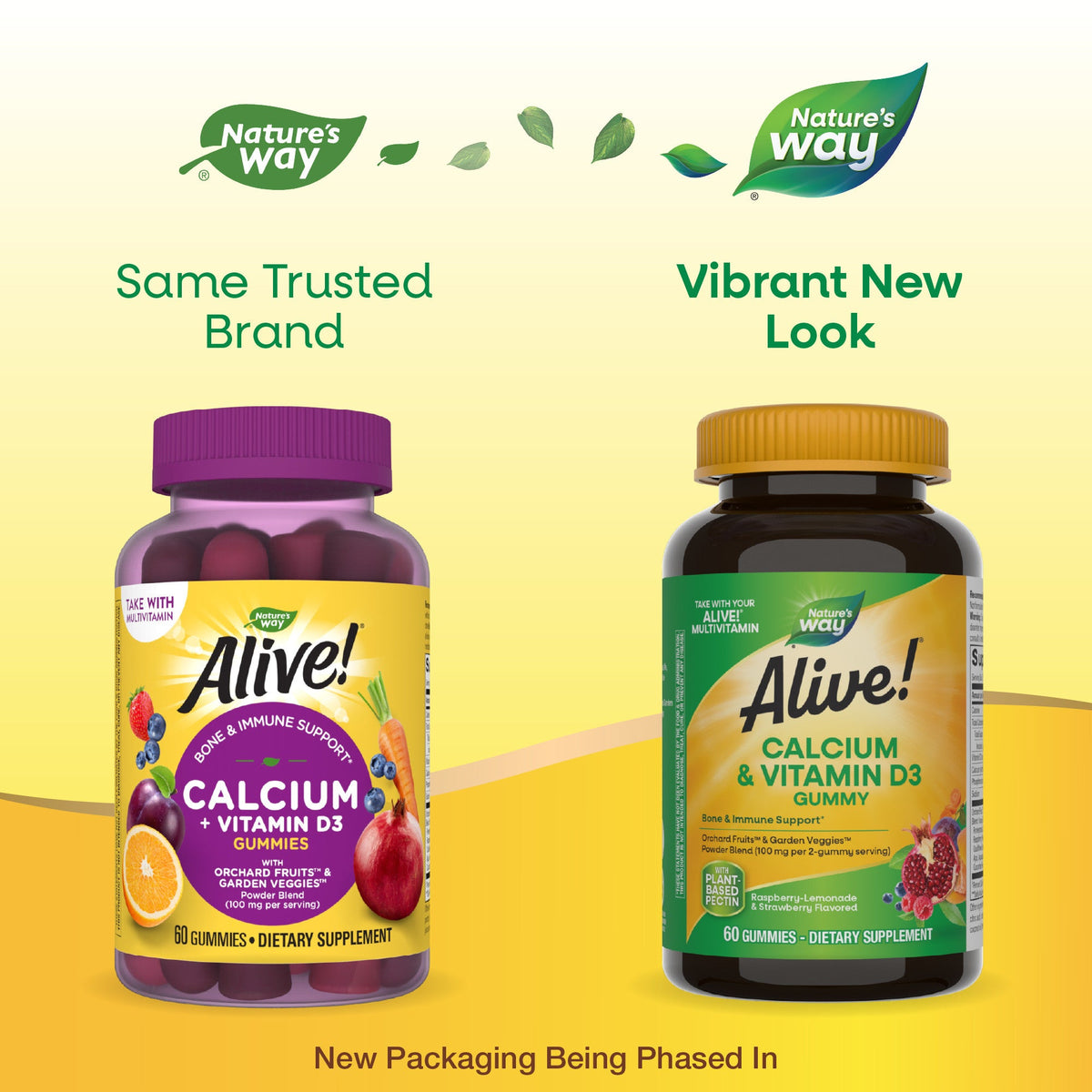 Everyday Home Alive Calcium + D3 Gummy - For Bone and Immune Support for daily home and personal routines with general everyday essentials