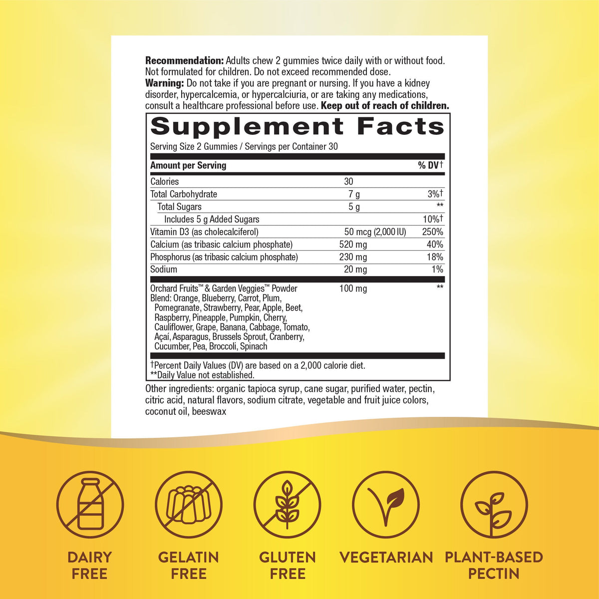 Everyday Home Alive Calcium + D3 Gummy - For Bone and Immune Support for daily home and personal routines with general everyday essentials