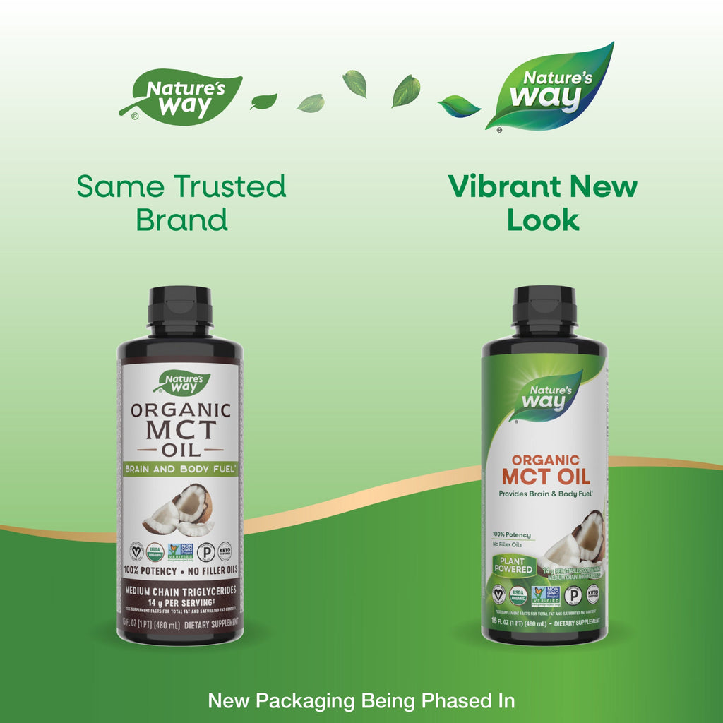 Daily Care fully Organic MCT Oil - For Brain and Body Fuel for daily home and personal routines with pantry foods and beverages