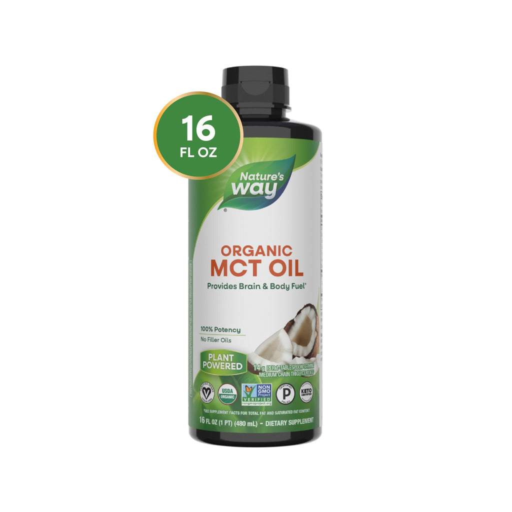 Daily Care fully Organic MCT Oil - For Brain and Body Fuel for daily home and personal routines with pantry foods and beverages