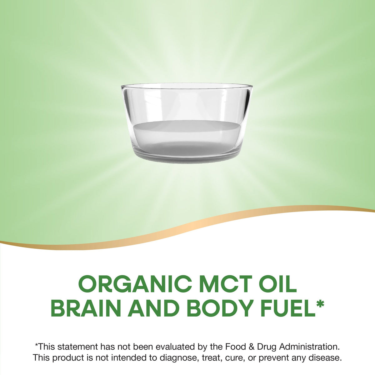 Daily Care fully Organic MCT Oil - For Brain and Body Fuel for daily home and personal routines with pantry foods and beverages