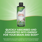 Daily Care fully Organic MCT Oil - For Brain and Body Fuel for daily home and personal routines with pantry foods and beverages