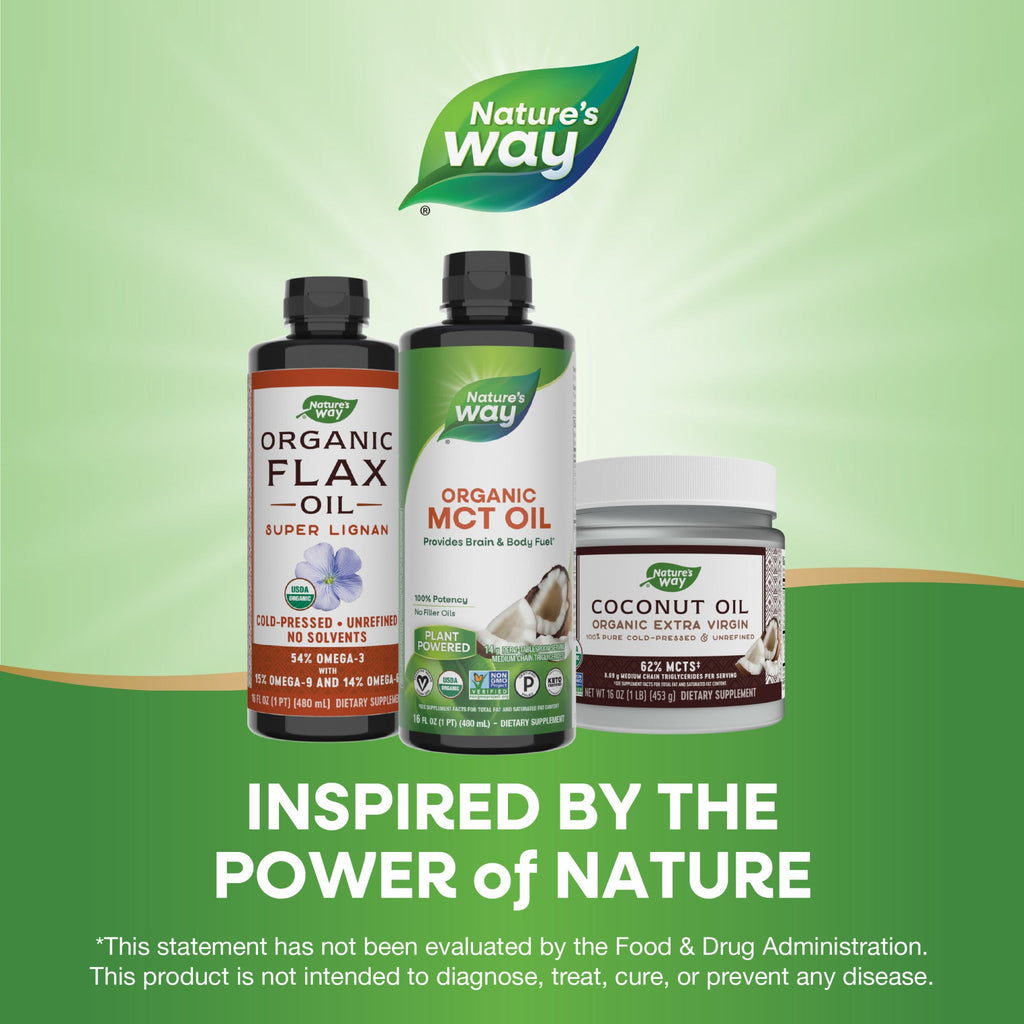 Daily Care fully Organic MCT Oil - For Brain and Body Fuel for daily home and personal routines with pantry foods and beverages