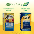 Daily Care Alive Men s 50+ Ultra Multivitamin for daily home and personal routines with pantry foods and beverages
