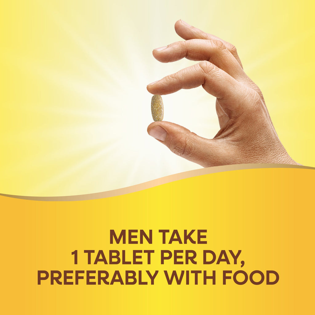 Daily Care Alive Men s 50+ Ultra Multivitamin for daily home and personal routines with pantry foods and beverages
