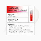 Practical Living Anti-Wrinkle Smoothing Eye Cream for daily home and personal routines with facial skin and sun care