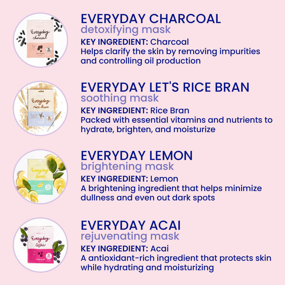 Everyday Home Everyday 8 for daily home and personal routines with facial skin and sun care