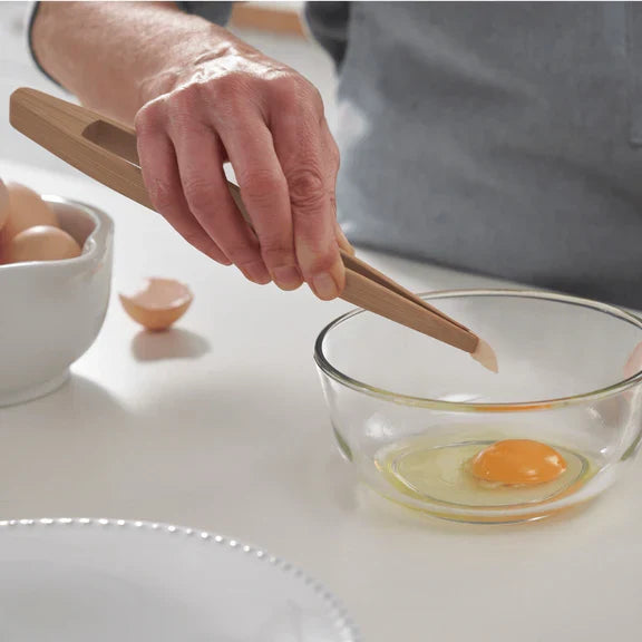 Routine Ready Bamboo Tongs, Large for daily home and personal routines with cookware food storage and kitchen tools