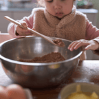 Practical Living Kids in the Kitchen Set, 3 Bamboo Utensils 3Y+ for daily home and personal routines with baby care and kids products