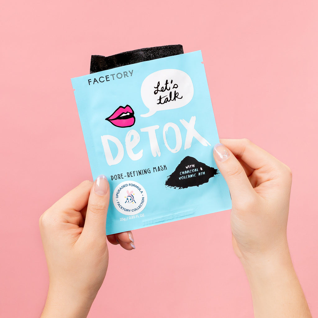 Home Essentials Let s Talk Detox PURIFYING Mask for daily home and personal routines with facial skin and sun care