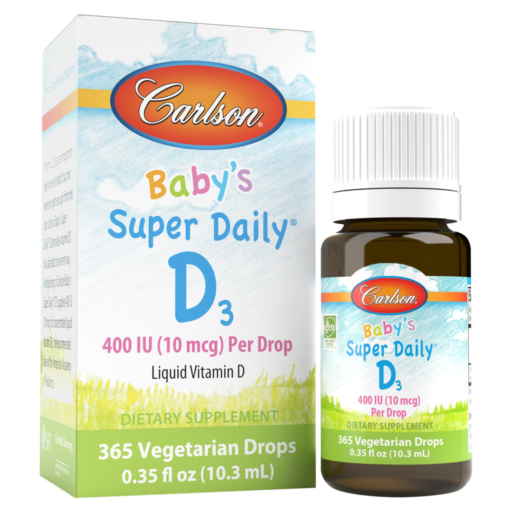 Baby's Super Daily® D3 Drops – Healthy Growth & Bone Support