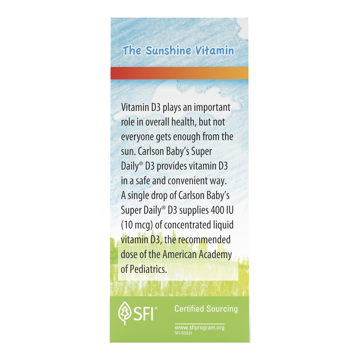Everyday Home Baby s Super Daily D3 Drops Healthy Growth and Bone Support for daily home and personal routines with baby care and kids products