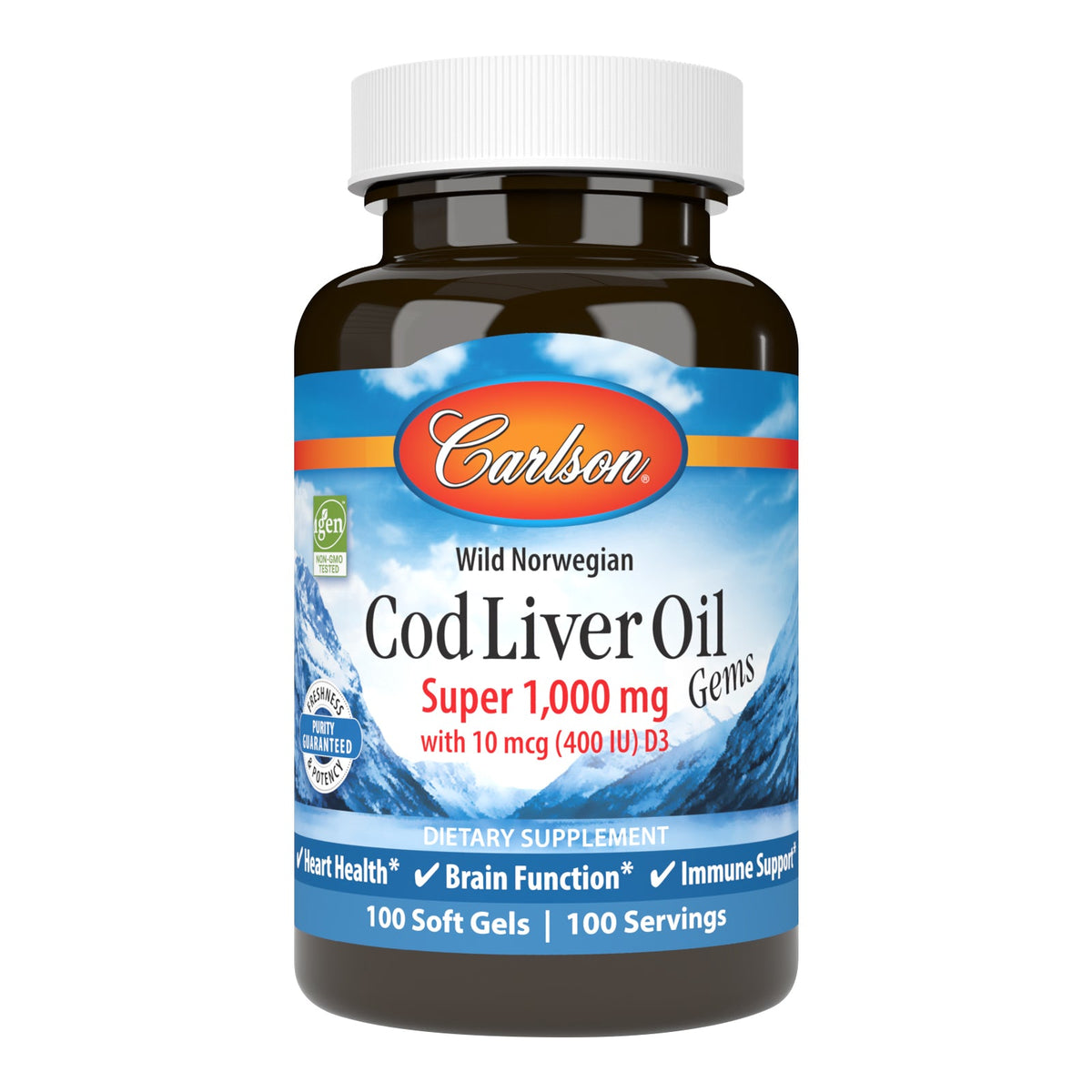 Practical Living Cod Liver Oil Gems Softgels Omega-3s with Vitamins A and D for daily home and personal routines with pantry foods and beverages