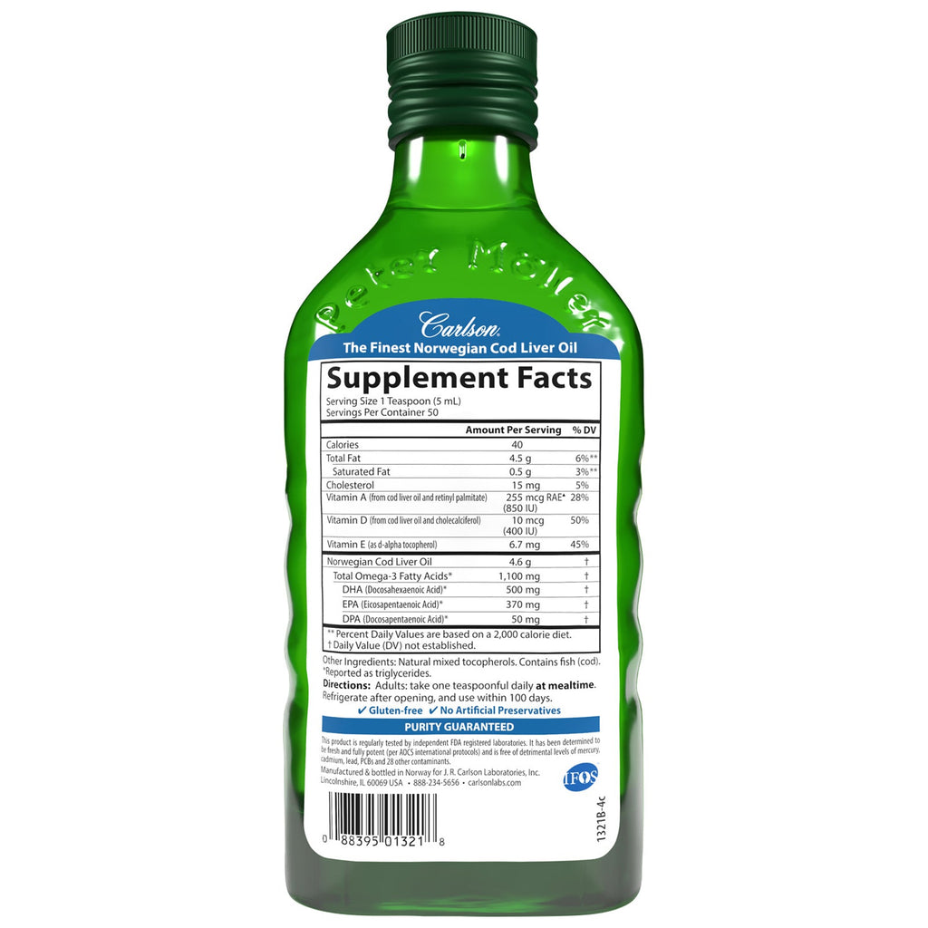 Home Essentials Cod Liver Oil Liquid Omega-3s with Vitamins A and D for daily home and personal routines with pantry foods and beverages