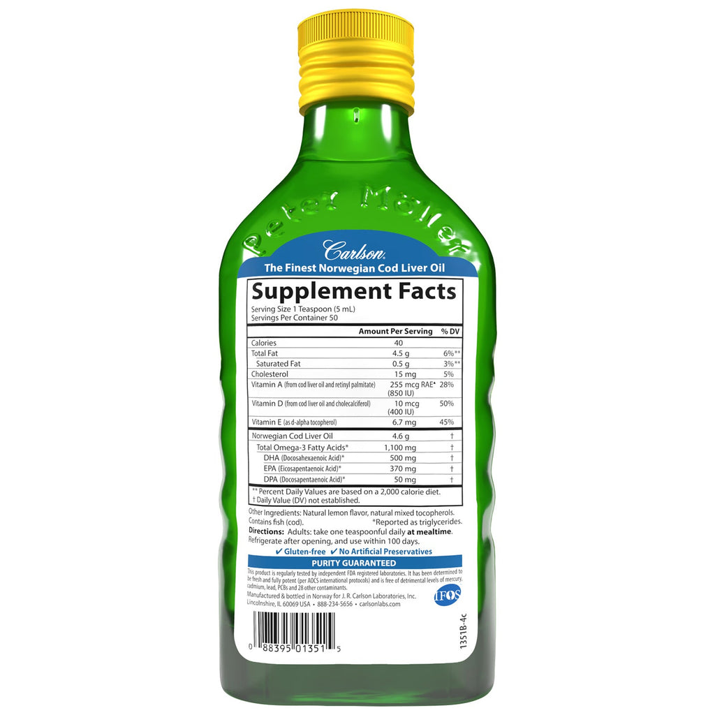 Home Essentials Cod Liver Oil Liquid Omega-3s with Vitamins A and D for daily home and personal routines with pantry foods and beverages