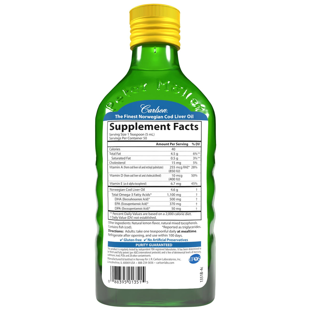 Home Essentials Cod Liver Oil Liquid Omega-3s with Vitamins A and D for daily home and personal routines with pantry foods and beverages