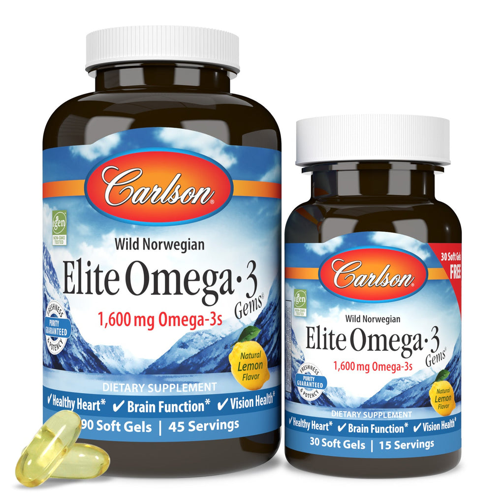 Elite Omega-3 Gems® Softgels – High-Potency Omega-3 Support