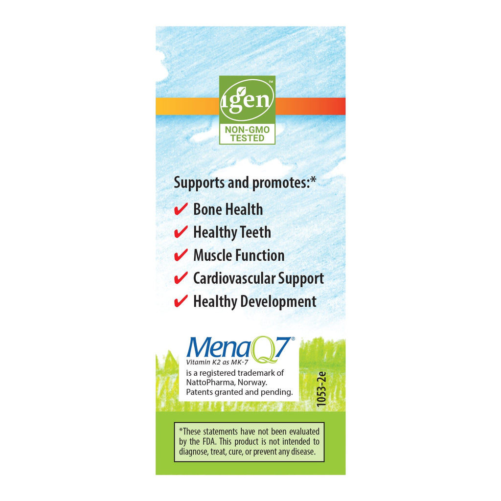 Home Essentials Kid s Super Daily D3 + K2 Liquid Bone and Immune Support for daily home and personal routines with baby care and kids products
