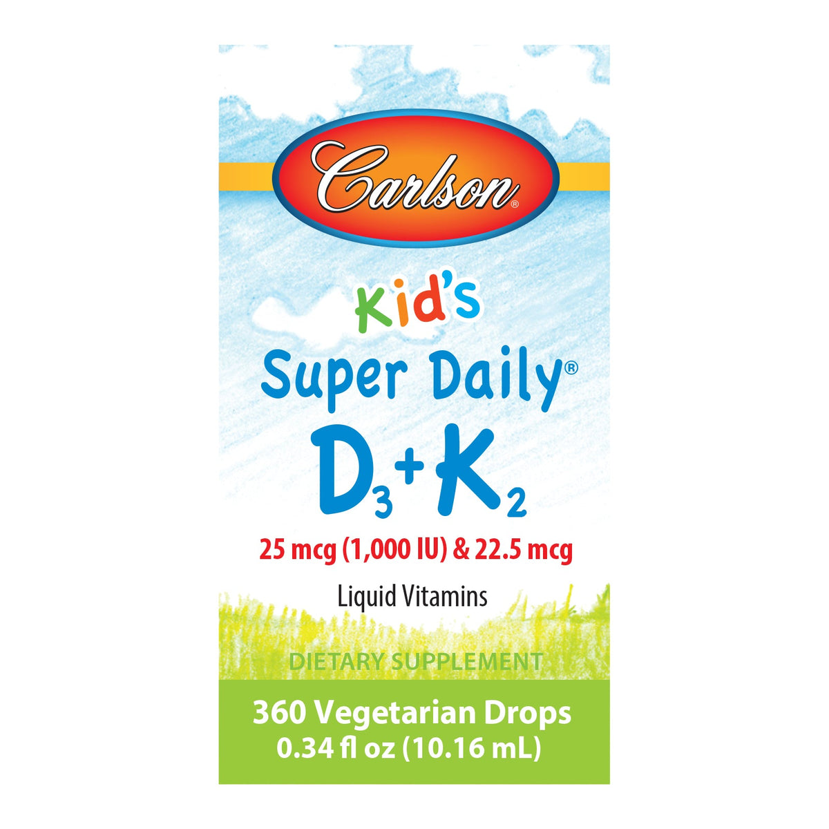Home Essentials Kid s Super Daily D3 + K2 Liquid Bone and Immune Support for daily home and personal routines with baby care and kids products