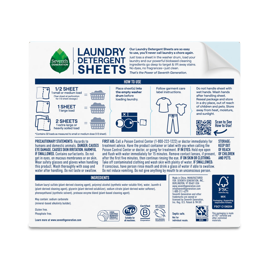 Everyday Home Laundry Detergent Sheets for daily home and personal routines with cleaning laundry and paper products