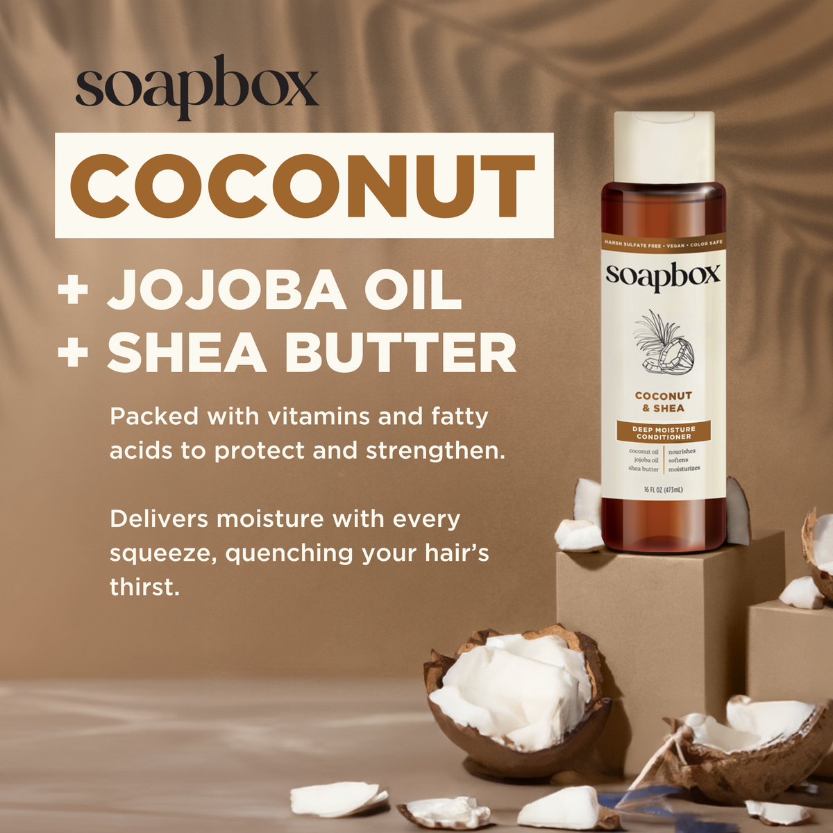 Practical Living Coconut and Shea Deep Moisture Conditioner for daily home and personal routines with hair care