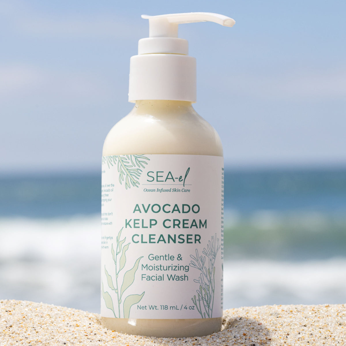 Routine Ready Avocado Kelp Cream Cleanser for daily home and personal routines with facial skin and sun care