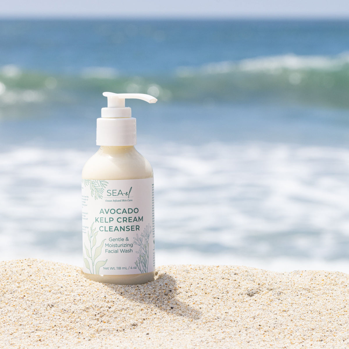 Routine Ready Avocado Kelp Cream Cleanser for daily home and personal routines with facial skin and sun care