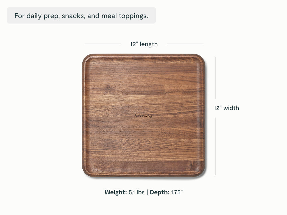 Daily Care Edge-Grain Wood Prep and Serve Butcher Block, 12 for daily home and personal routines with general everyday essentials