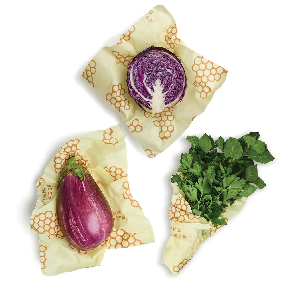 Daily Care Beeswax Wraps for Food - Large for daily home and personal routines with pantry foods and beverages