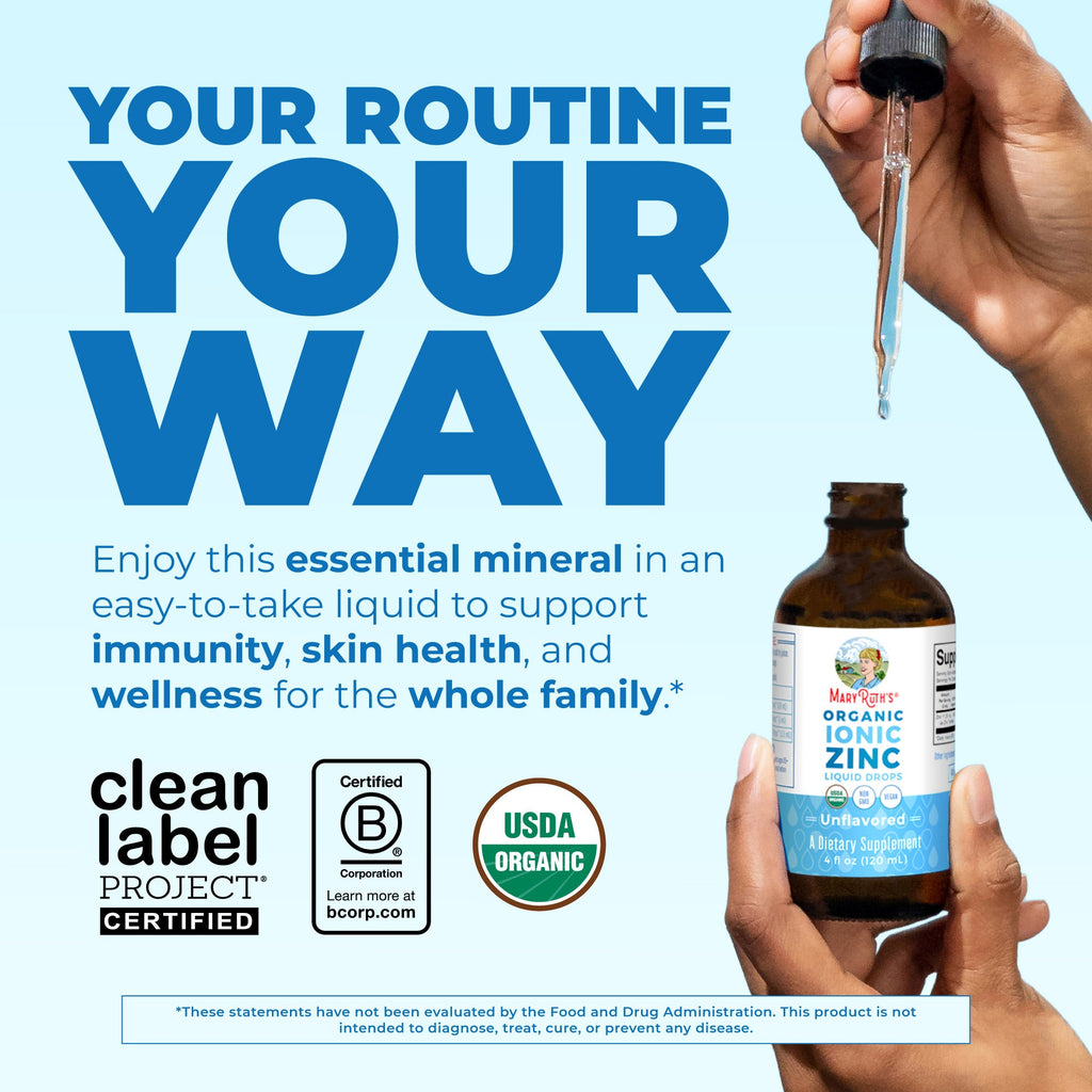 Routine Ready Ionic Zinc Liquid Drops for daily home and personal routines with general everyday essentials