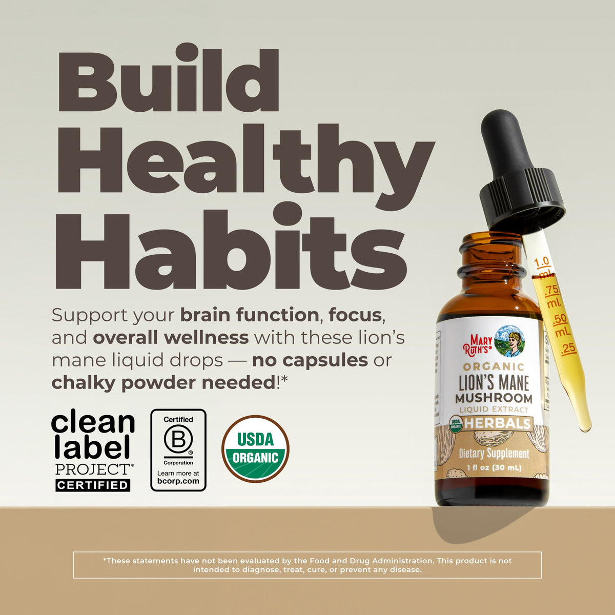 Home Essentials Lion s Mane Drops for daily home and personal routines with general everyday essentials
