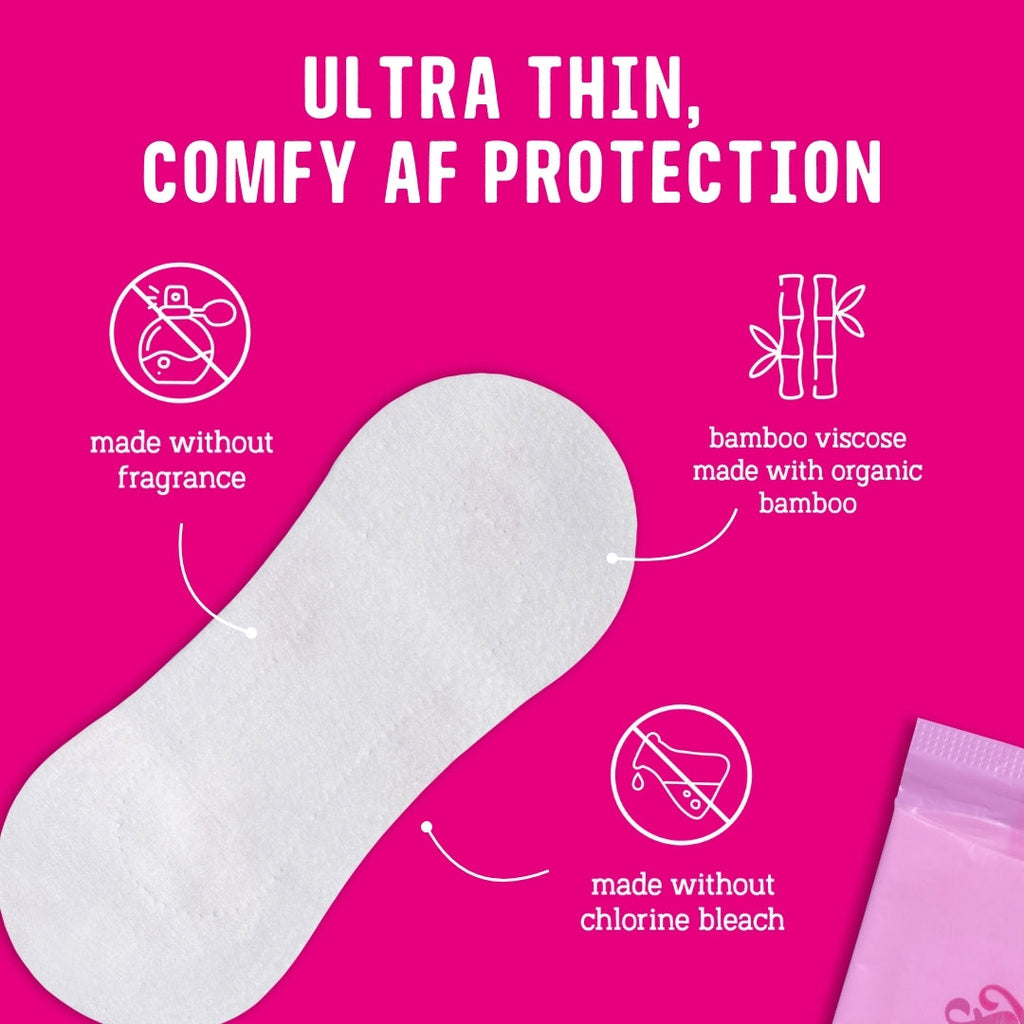 Daily Care Flo Organic Bamboo Panty Liners Wrapped for daily home and personal routines with bath body and hygiene