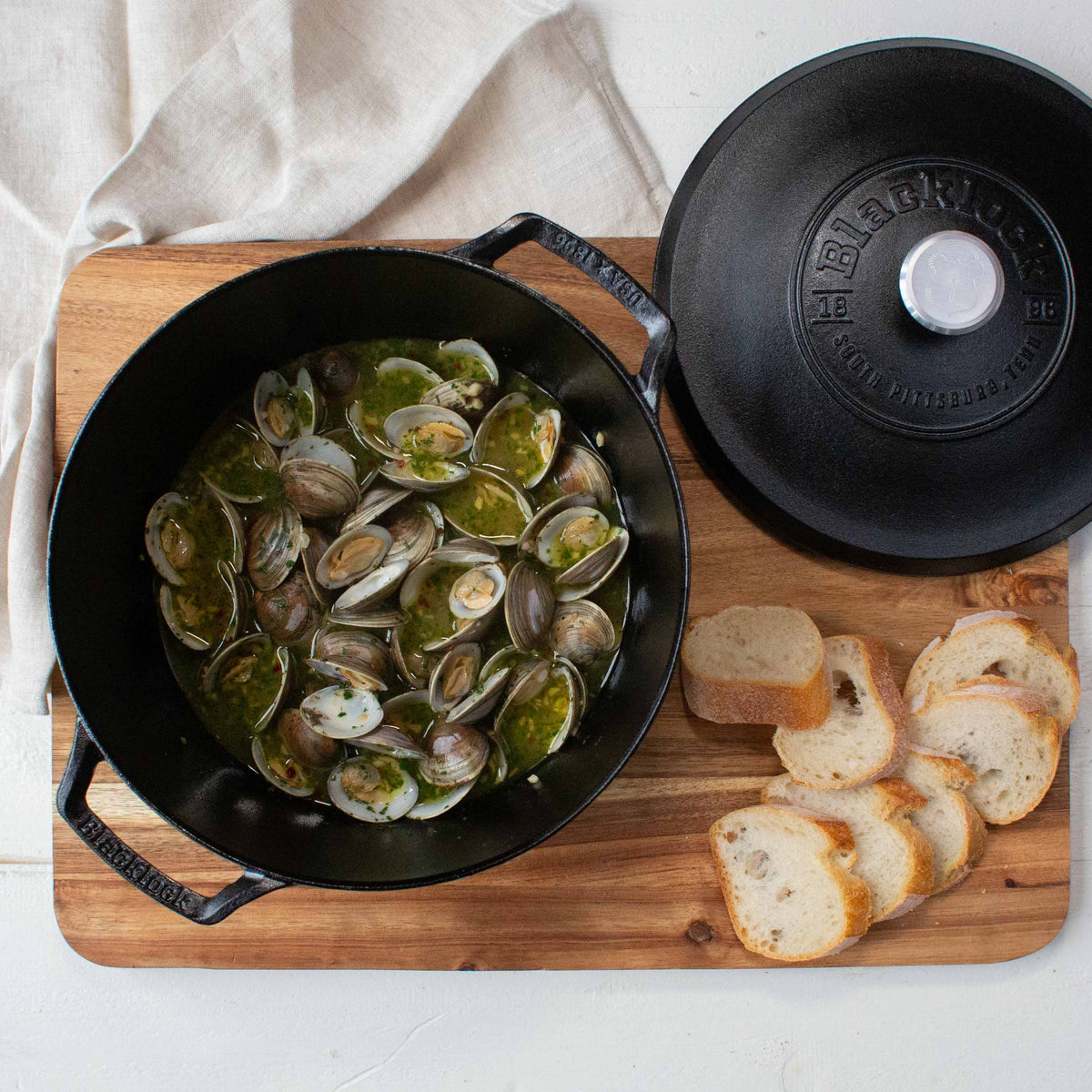 Routine Ready Blacklock Dutch Oven - Triple Seasoned, Lightweight for daily home and personal routines with cookware food storage and kitchen tools