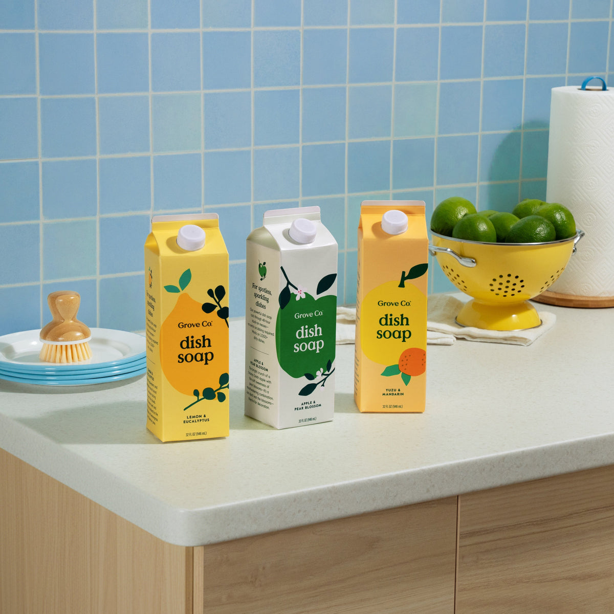 Daily Care Dish Soap Cuts Through Stuck-On Mess for daily home and personal routines with cleaning laundry and paper products