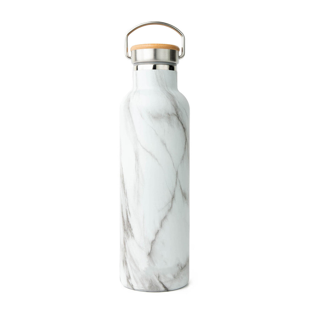 Everyday Home Classic Stainless Steel + Bamboo Lid Bottle for daily home and personal routines with general everyday essentials