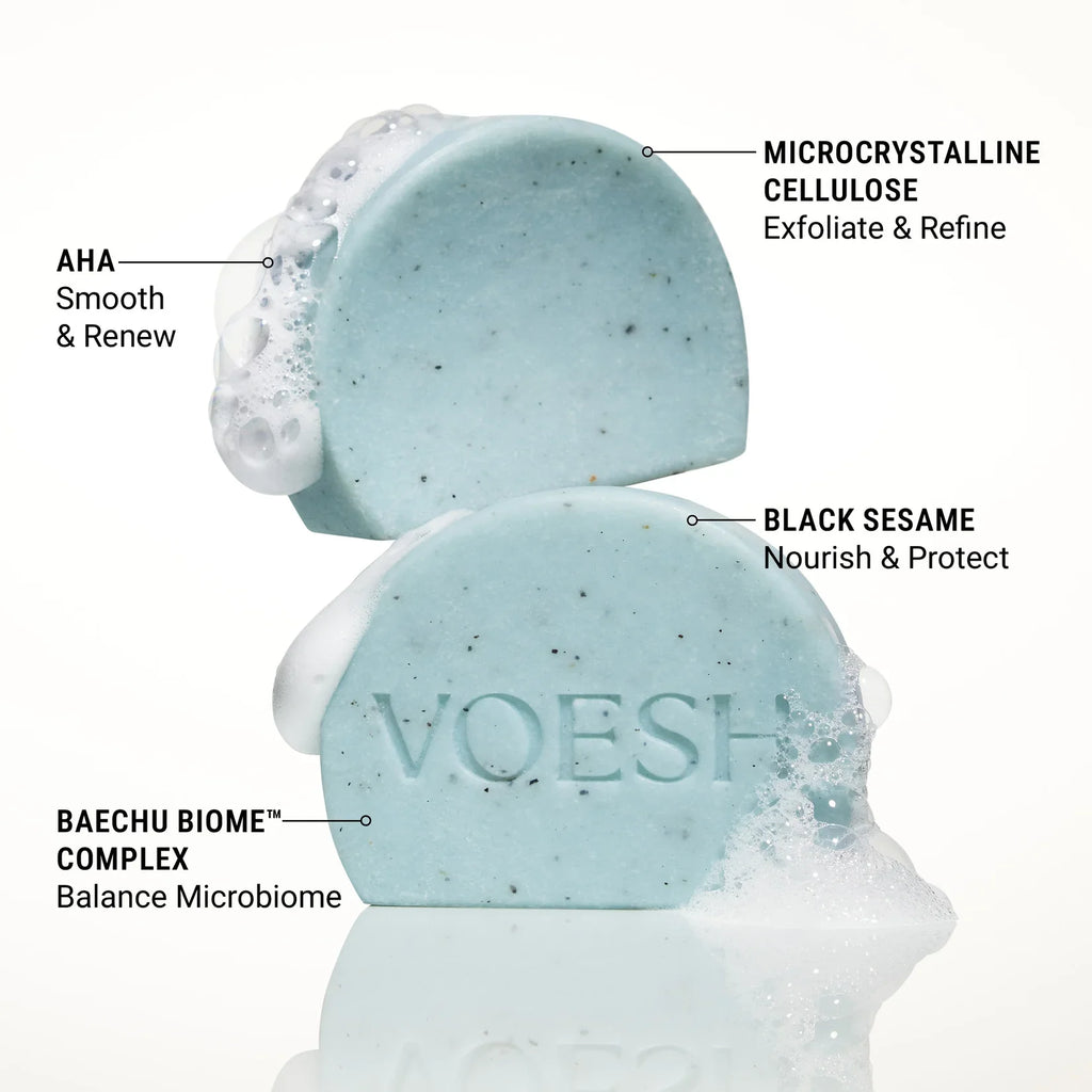 Routine Ready Body Buffing Bar With AHA for daily home and personal routines with bath body and hygiene