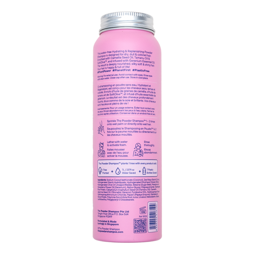 Daily Care Hydrating and Replenishing Powder Shampoo for daily home and personal routines with hair care