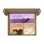 Daily Care Body Care Set - Cleanse + Exfoliate + Hydrate for daily home and personal routines with bath body and hygiene