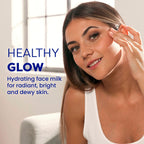Routine Ready Glow Serum Face Milk for daily home and personal routines with facial skin and sun care
