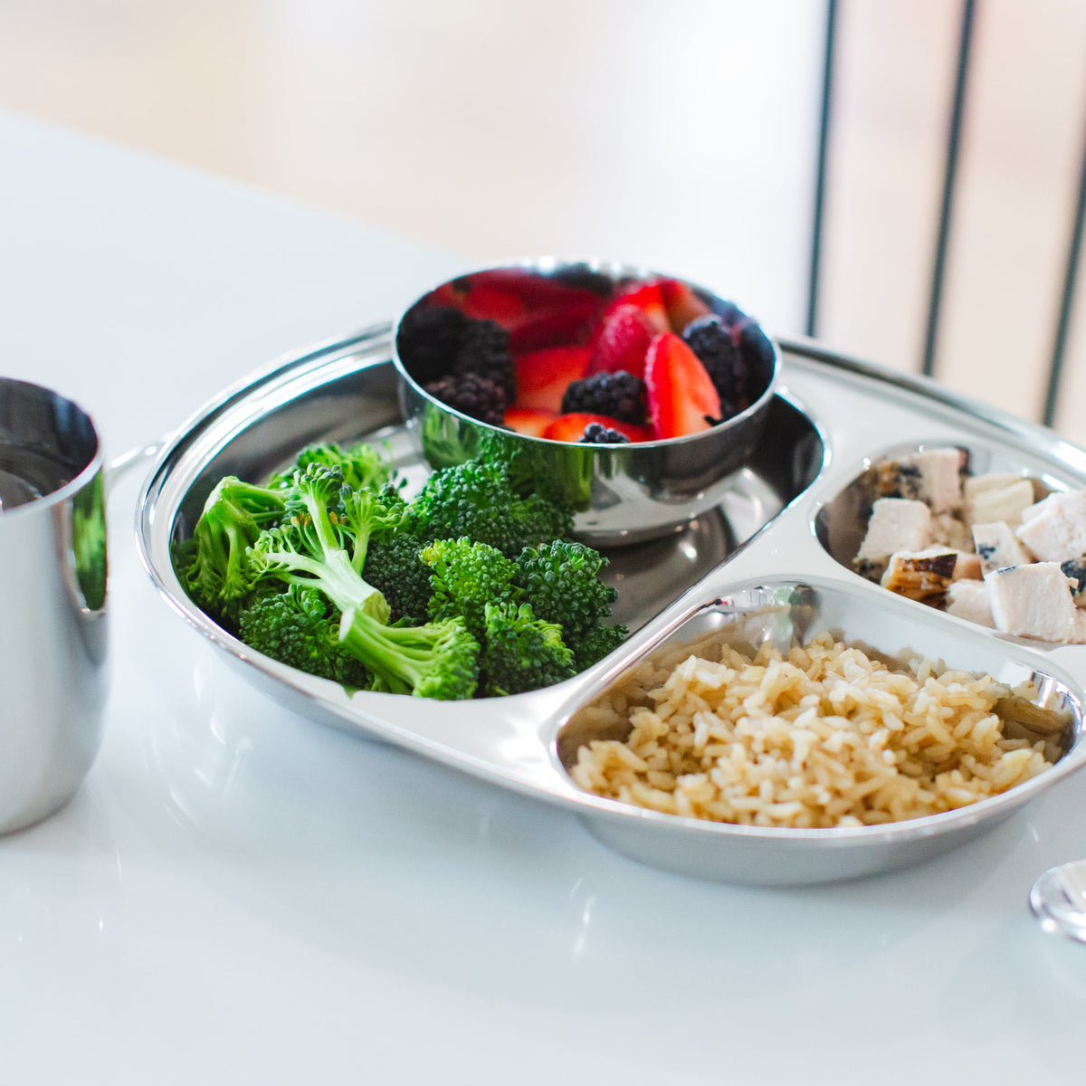 Routine Ready Balanced Bites Divided Plate for daily home and personal routines with baby care and kids products