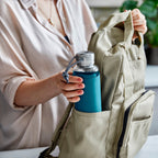 Routine Ready Glass Water Bottle with Stainless Steel Lid for daily home and personal routines with general everyday essentials