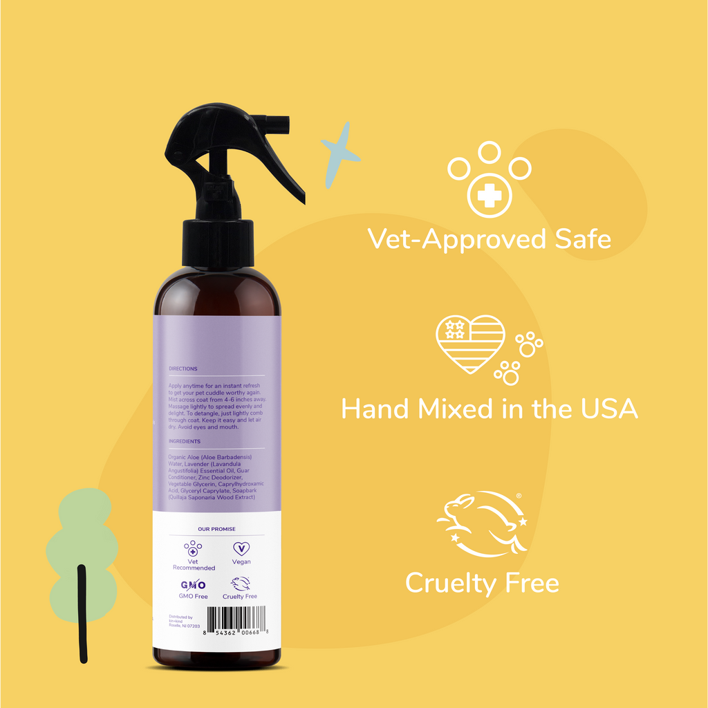 Everyday Home Lavender Natural Coat Spray for Dog and Cat for daily home and personal routines with pet care treats and accessories