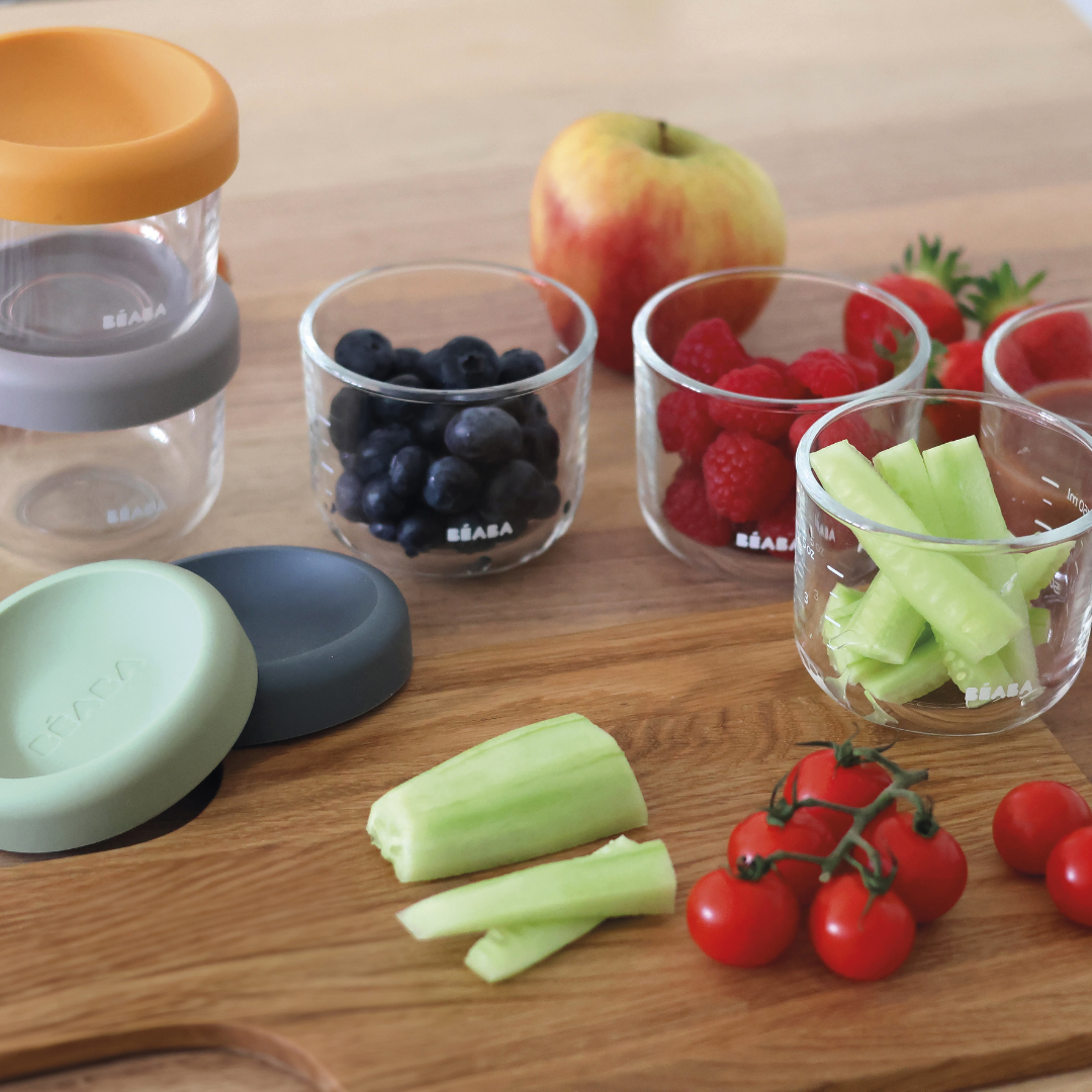Routine Ready Glass Baby Food Jars Set - 5oz for daily home and personal routines with baby care and kids products