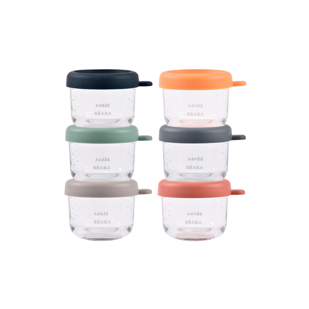 Glass Baby Food Jars Set - 5oz