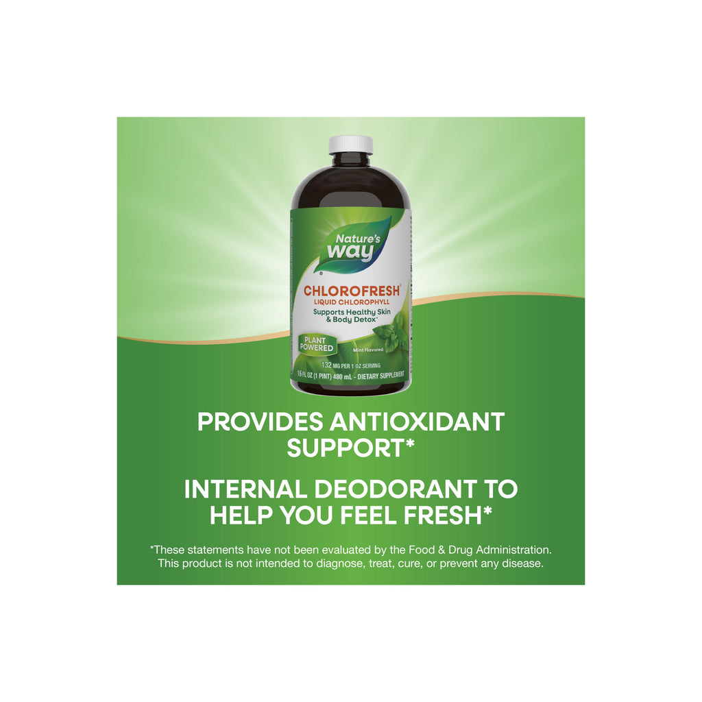 Home Essentials Chlorofresh Liquid Chlorophyll for daily home and personal routines with general everyday essentials