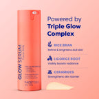 Routine Ready Glow Serum Face Milk for daily home and personal routines with facial skin and sun care