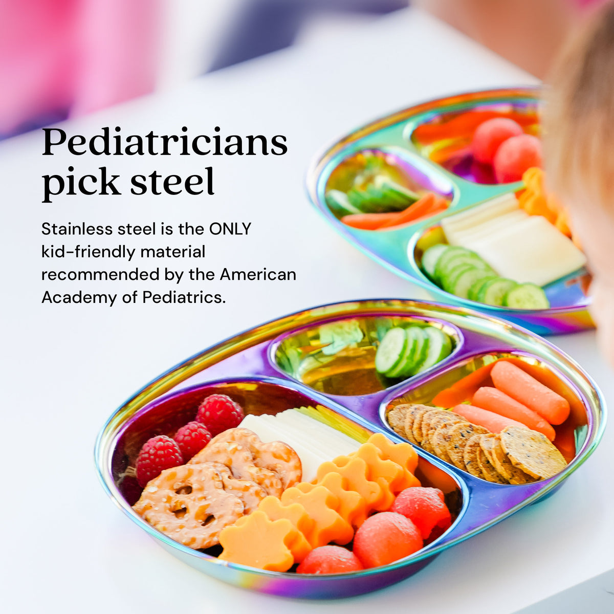 Routine Ready Balanced Bites Divided Plate for daily home and personal routines with baby care and kids products