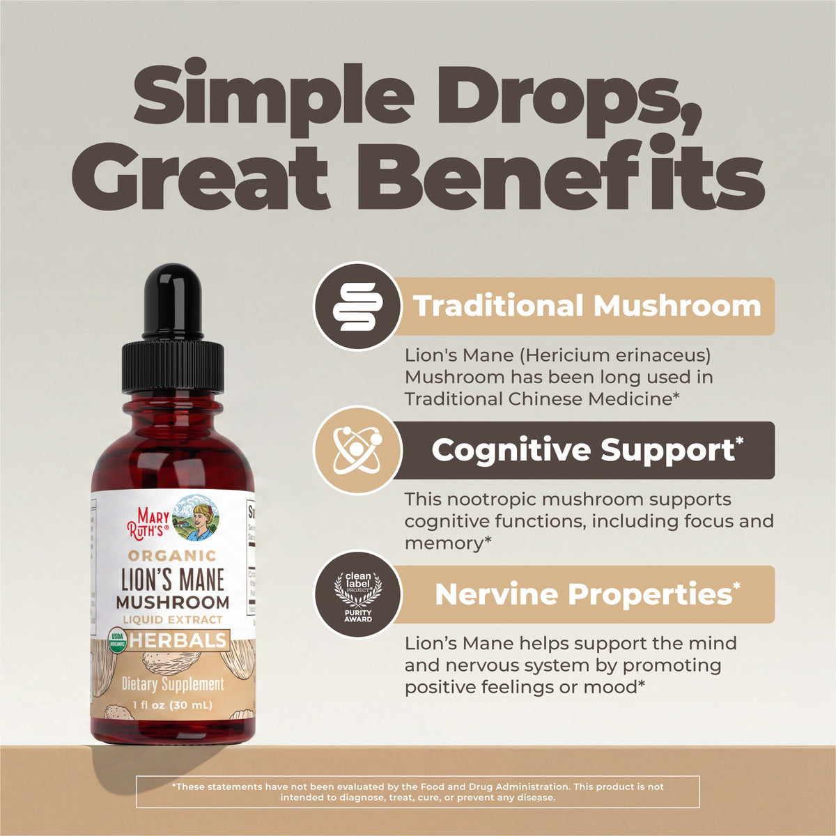 Home Essentials Lion s Mane Drops for daily home and personal routines with general everyday essentials