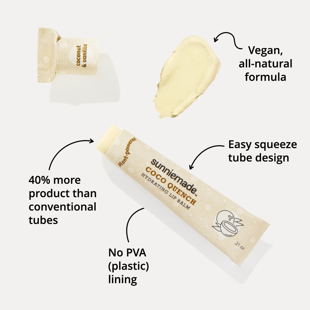 Home Essentials Hydrating Lip Balm - Coco Quench for daily home and personal routines with facial skin and sun care