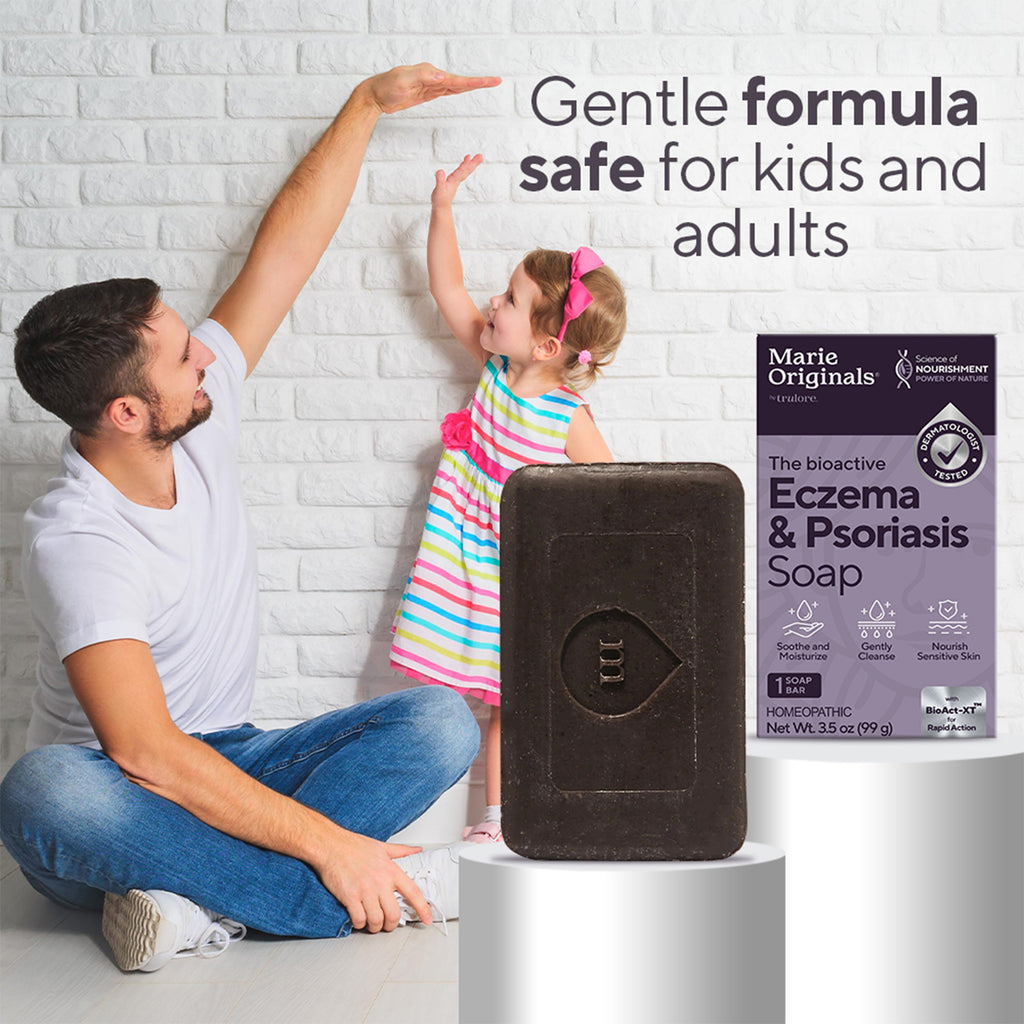 Home Essentials Eczema and Psoriasis Relief Soap for daily home and personal routines with bath body and hygiene